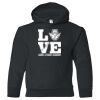 18500B Youth Heavy Blend Hooded Sweatshirt Thumbnail